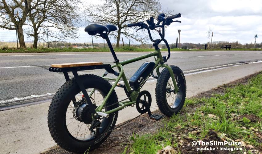 Elektrische fiets in BMX ontwerp met sterk stalen kader
