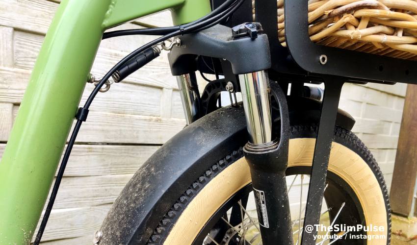 Optionele vering op de MonkeyTail longtail fiets