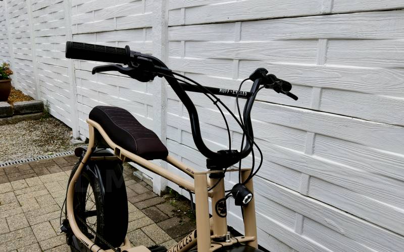 Bmx geinspireerd stuur zorgt voor een stoere look