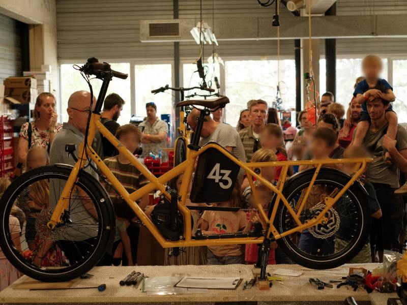 Rondleiding van de Bike 43 assemblagelijn